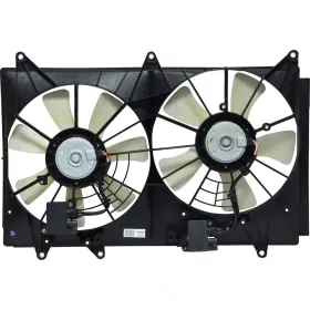 50452c Universal Air Conditioner Dual Radiator And Condenser Fan Assembly-radiator-condenser Assy Fits Cx-7