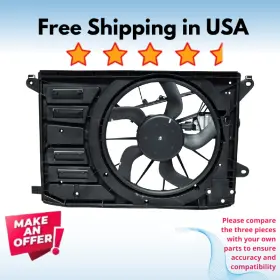 50589c Universal Air Conditioner Condenser Fan A/c Fits Ford C-max 2013-2018