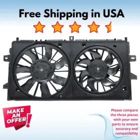 Fa50257c Universal Air Conditioner Condenser Fan A/c Fits Chevrolet Impala 2006-2011 Monte Carlo 06-07