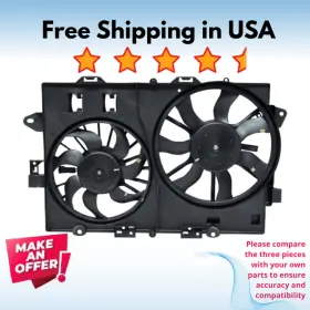 Fa50300c Universal Air Conditioner Condenser Fan A/c Fits Chevrolet Equinox 2006-2008 Pontiac Torrent 2006-2009