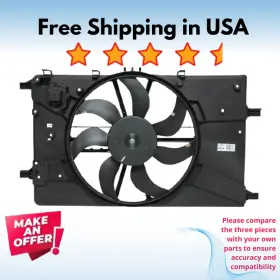 Fa50425c Universal Air Conditioner Condenser Fan A/c Fits Chevrolet Cruze Limited 2016