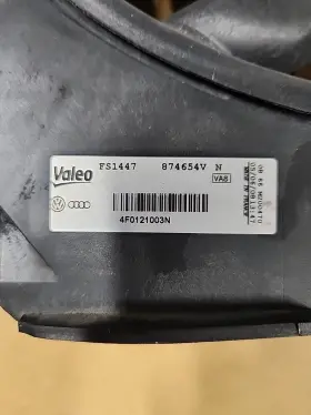 4f0121003n Valeo 2008 Audi A6 Avant Engine Cooling Radiator Fan Oem 874654v 71k #2