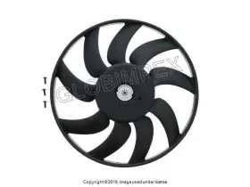 696350 Valeo Audi A4 A5 Quattro Allroad 2008-2016 Auxiliary Fan Left / Dr. Side Oem