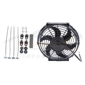 12867650 Valuezone-autoparts Condenser Radiator Cooling Fan Universal 10 Inch For 1992-1999 Toyota Corolla