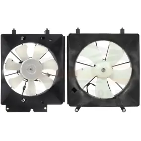 12867811 Valuezone-autoparts For 2002 2003-2006 Honda Cr-v Element 2 Pcs Radiator Condenser Cooling Fan