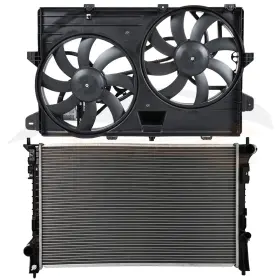 12867833 Valuezone-autoparts Electric Radiator Cooling Fan Kit For 2007-2014 Ford Edge 2007-2011 Lincoln Mkx