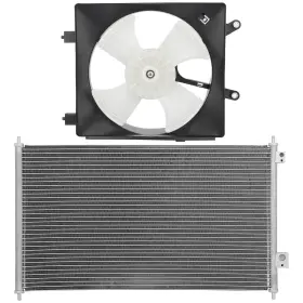 12867845 Valuezone-autoparts Electric Ac Condenser Cooling Fan Kit For 2001 2002 2003-2005 Honda Civic