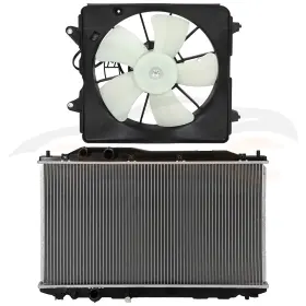 12867895 Valuezone-autoparts 2pcs Electric Radiator Cooling Fan Kit For 2006 2007 2008 2009-2011 Honda Civic