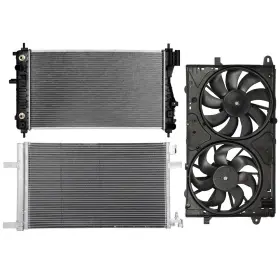12867937 Valuezone-autoparts Electric Radiator Condenser Cooling Fan For 2013-2015 Chevrolet Malibu