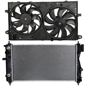 12867949 Valuezone-autoparts Electric Radiator Cooling Fan Kit For 2014-2015 Chevrolet Impala Malibu