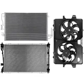 12868067 Valuezone-autoparts Electric Radiator Condenser Cooling Fan For 2008-2010 2011 2012 Ford Escape