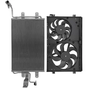 12868133 Valuezone-autoparts Electric Ac Condenser Cooling Fan Kit For 1999 2000-2005 Volkswagen Golf Jetta