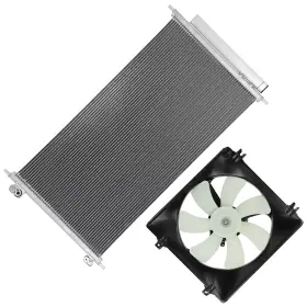 12868143 Valuezone-autoparts Electric Ac Condenser Cooling Fan Kit For 12 13 Honda Crosstour Accord