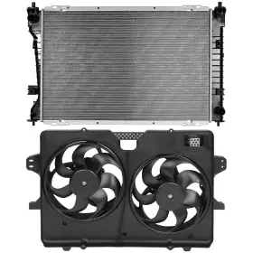12868144 Valuezone-autoparts Electric Radiator Cooling Fan Kit For 2008 2009 2010 2011 2012 Ford Escape