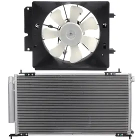12868146 Valuezone-autoparts Electric Ac Condenser Cooling Fan Kit For 2002 2003 2004 2005 2006 Honda Cr-v