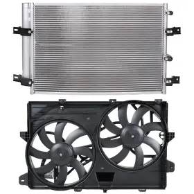 12868147 Valuezone-autoparts Ac Condenser Cooling Fan Kit For 2007-2010 Ford Edge 2007 2008-2010 Lincoln Mkx