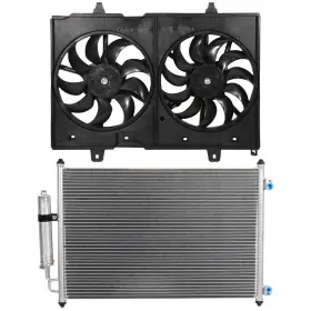 12868148 Valuezone-autoparts Electric Ac Condenser Cooling Fan Kit For 2010 2011 2012 2013 Nissan Rogue
