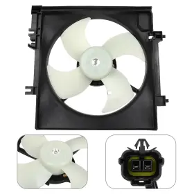 12868150 Valuezone-autoparts Radiator Condenser Cooling Fan For 2008-2011 Subaru Impreza