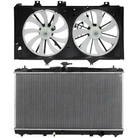 12868180 Valuezone-autoparts 12v Electric Radiator Cooling Fan Kit For 2012 2013 2014-2017 Toyota Camry