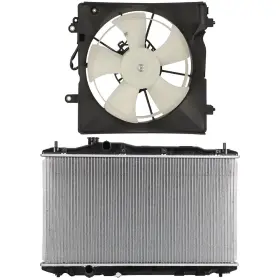 12868181 Valuezone-autoparts 12v Electric Radiator Cooling Fan Kit For 2012 2013-2015 Honda Civic
