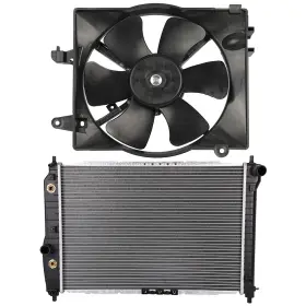 12868186 Valuezone-autoparts Electric Radiator Cooling Fan Kit For 2005-2008 Chevrolet Aveo Pontiac Wave