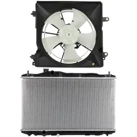 12868187 Valuezone-autoparts Electric 12v Radiator Cooling Fan Kit For 2012 2013 2014 2015 Honda Civic