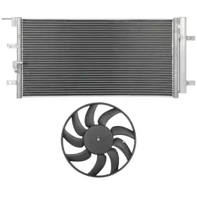 13750215 Valuezone-autoparts Electric Ac Condenser Cooling Fan Kit Fits Audi Q5 2009-2017