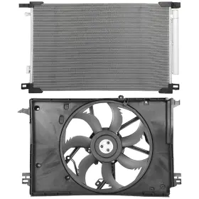 13750220 Valuezone-autoparts Electric Ac Condenser Cooling Fan Kit Fits Toyota Rav4 2019-2021