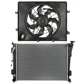Vaultpro 13513704 Electric Engine Radiator Cooling Fan Kit For Hyundai Sonata Kia Optima 2011-2013
