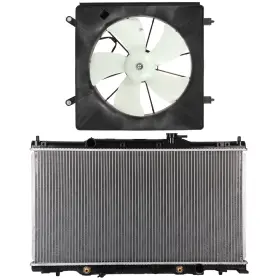 13517781 Vaultpro Electric Radiator Cooling Fan Kit For 2002-2006 Honda Cr-v Element 2.4l L4