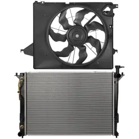 Vaultpro 13517786 Radiator Cooling Fan Kit For 2013-2018 Hyundai Santa Fe Sport