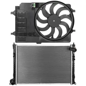 13517812 Vaultpro Electric Engine Radiator Cooling Fan Kit For 2002-2006 Mini Cooper 2-door 1.6l