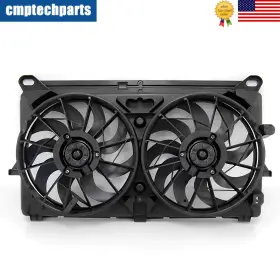 10395496 Veiculos Electric Radiator Condenser Cooling Fan For 05-07 Chevrolet Silverado 2500 Hd
