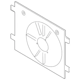 1ea-121-205 Volkswagen Genuine Fan Shroud