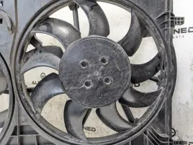 3qf-959-455-a Volkswagen 674-10067 2018-23 Atlas Dual Radiator Cooling Fan Motor Assy 3qf-121-203-a Oem #3