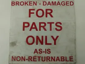 674-59891 Volkswagen Phaeton As Is Parts Only Engine Radiator Fan Motor Assembly 04 06