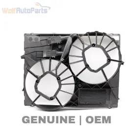 7l6121207 Volkswagen 2007-2011 Audi Q7 - Radiator Dual Fan Cowl / Housing