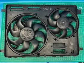31686808 Volvo 2011 Xc60 Dual Radiator Cooling Fan Assembly With Moudle Oem