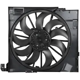 12668709 Wellstorehere Radiator Cooling Fan Assembly For 2010-2015 Jaguar Xf And 2014-2017 Xjr