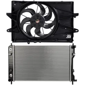 12719029 Wellstorehere Electric Radiator Cooling Fan Kit For 2010-2017 Chevrolet Equinox 2.4l 2384cc L4
