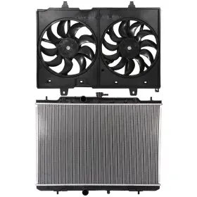 12719034 Wellstorehere Electric Radiator Cooling Fan Kit For Nissan Rogue 2008-13 And Select 14-15