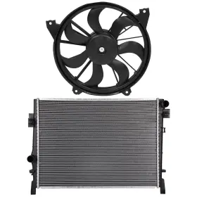 Wellstorehere 12839056 Electric Radiator Cooling Fan Kit For Dodge Journey 2009 2010 2011 2012 13-2018