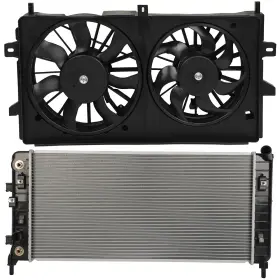 12839067 Wellstorehere Electric Radiator Cooling Fan Kit For 2006-07 Chevrolet Monte Carlo 3.5l 3490cc