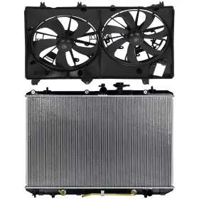 12839074 Wellstorehere Electric Radiator Cooling Fan Kit For Toyota Highlander 2008-2013 3.5l 3456cc V6