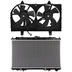 12947747 Wellstorehere Radiator Cooling Fan Kit For Nissan Maxima 2002-2003 And Infiniti I35 2002-2004 V6