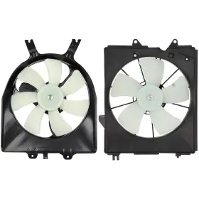 13027571 Wellstorehere Radiator Condenser Cooling Fan Assembly For Honda Odyssey 2005-2010 3.5l 3471cc
