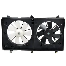 13027580 Wellstorehere Radiator Condenser Cooling Fan Assembly For Honda Accord 2003-2007 2.4l 2354cc