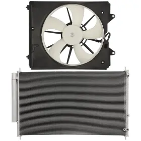 Wellstorehere 13174585 Engine Ac Condenser Cooling Fan Kit For 2011-2017 Honda Odyssey 3.5l 3471cc V6