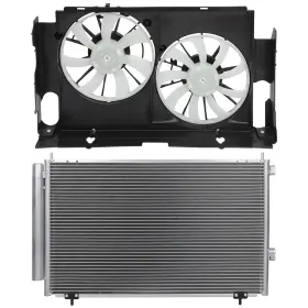13174589 Wellstorehere Electric Ac Condenser Cooling Fan Kit For 2013-2018 Toyota Rav4 2.5l 2494cc L4