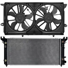 13179038 Wellstorehere For 2015-16 Cadillac Escalade Gmc Yukon Electric Engine Radiator Cooling Fan Kit